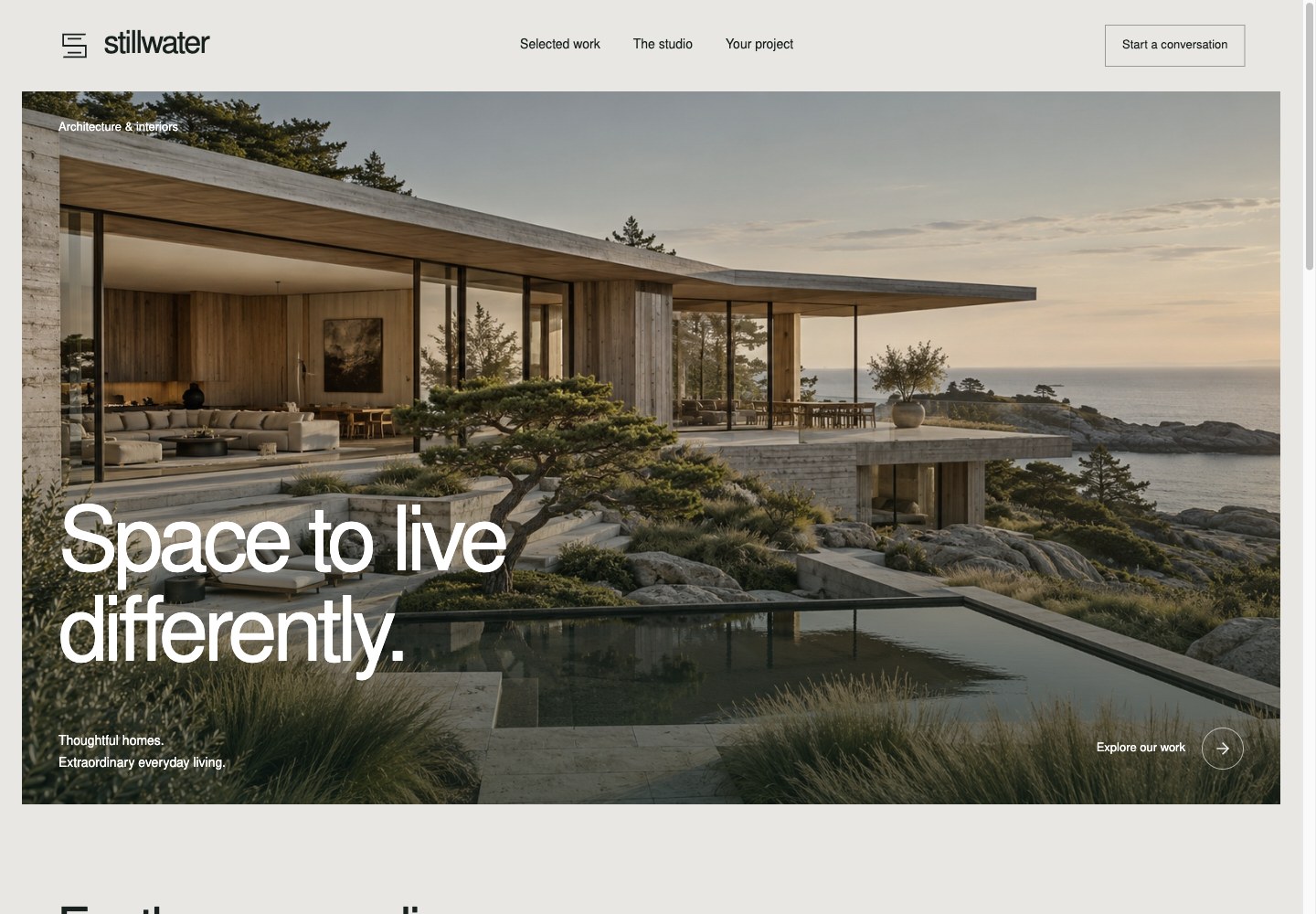 Stillwater desktop website